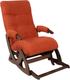 Миниатюра изображения товара Кресло-маятник Glider Балтик (кирпично-красный/орех антик)