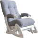 Миниатюра изображения товара Кресло-маятник Glider Балтик (серый/молочный дуб)
