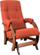 Миниатюра изображения товара Кресло-маятник Glider Модель 68 (кирпично-красный/орех антик)