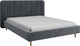 Миниатюра изображения товара Двуспальная кровать Bravo Мебель Рино 160x200 без ПМ Стандарт 4 Вариант (холодный серый)