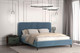 Миниатюра изображения товара Двуспальная кровать Bravo Мебель Стелла-2 160x200 без ПМ Стандарт 2 Вариант (джинс)
