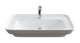 Миниатюра изображения товара Тумба с умывальником Brevita Elche 100 / ELC-0100-0302Я+0117 (серый кашемир)