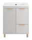 Миниатюра изображения товара Тумба с умывальником Brevita Risacca Crema 70 / RIS-06070-0342Я+B-OND070-01 (серый кашемир)