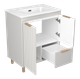 Миниатюра изображения товара Тумба с умывальником Brevita Risacca Crema 70 / RIS-06070-0342Я+B-OND070-01 (серый кашемир)