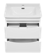Миниатюра изображения товара Тумба с умывальником Misty Мираж 60 / П-Мир-01060-011П2Я+RCW-140260WH