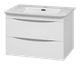Миниатюра изображения товара Тумба с умывальником Misty Мираж 70 / П-Мир-01070-011П2Я+RCW-140270WH
