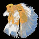 Миниатюра изображения товара Набор алмазной вышивки Centrum 5D Золотая рыбка / 80876А