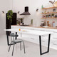 Миниатюра изображения товара Обеденный стол Millwood Уэльс 180x80х75 (белый/металл черный)