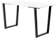 Миниатюра изображения товара Обеденный стол Millwood Уэльс Л18 120x70х75 (белый/металл черный)