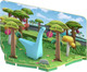 Миниатюра изображения товара Игрушка-конструктор Halftoys Dino Дипло с диорамой HD003