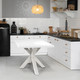 Миниатюра изображения товара Обеденный стол Millwood Кейптаун 250x120x75 (белый/белый)