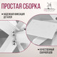 Миниатюра изображения товара Обеденный стол Millwood Кейптаун 160x80x75 (белый/белый)