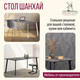Миниатюра изображения товара Обеденный стол Millwood Шанхай Л18 160x80х75 (сосна пасадена/металл белый)