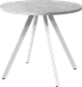 Миниатюра изображения товара Обеденный стол Millwood Олесунн D90x90x75 (бетон/металл белый)