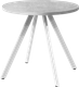 Миниатюра изображения товара Обеденный стол Millwood Олесунн D80x80x75 (бетон/металл белый)