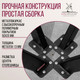 Миниатюра изображения товара Обеденный стол Millwood Олесунн D80x80x75 (бетон/металл черный)