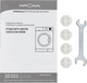 Миниатюра изображения товара Стирально-сушильная машина Krona Itter Opti White 1200 8/4K WDM / КА-00008449