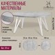 Миниатюра изображения товара Обеденный стол Millwood Женева 3 раздвижной D100-140x100х76 (бетон/металл белый)