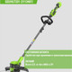 Миниатюра изображения товара Триммер электрический Greenworks GD24LT331 / 2113407 (без АКБ и ЗУ)