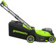Миниатюра изображения товара Газонокосилка аккумуляторная Greenworks GD24X2LM411 2x24V 41см / 2520907 (без АКБ и ЗУ)