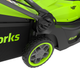 Миниатюра изображения товара Газонокосилка аккумуляторная Greenworks GD24X2LM411 2x24V 41см / 2520907UD (c 2-мя АКБ 4Ач и ЗУ)