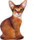 Миниатюра изображения товара Мягкая игрушка Malvina Кот абиссинец / 9.430.1