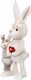 Миниатюра изображения товара Статуэтка Elan Gallery Зайка и зайчонок / 210196