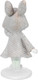 Миниатюра изображения товара Статуэтка Elan Gallery Зайка в бежевом плаще / 210198
