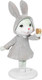 Миниатюра изображения товара Статуэтка Elan Gallery Зайка в бежевом плаще / 210198
