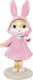 Миниатюра изображения товара Статуэтка Elan Gallery Зайка в розовом плаще / 210199