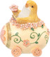 Миниатюра изображения товара Статуэтка Elan Gallery Цыпленок в яйце на колесиках / 210220