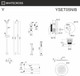 Миниатюра изображения товара Душевая система со смесителем Whitecross Y YSET05NIB (брашированный никель)