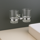 Миниатюра изображения товара Набор стаканов для зубной щетки и пасты Lauter 21SH6081 (Chrome)