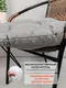 Миниатюра изображения товара Подушка на стул MATEX Loca Lounge / 66-958 (серебристый)