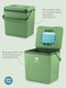 Миниатюра изображения товара Термоконтейнер Арктика 2200-14-GN (14л, зеленый)