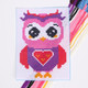 Миниатюра изображения товара Набор для вышивания Школа талантов Сова / 7426447