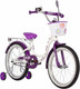 Миниатюра изображения товара Детский велосипед Novatrack Butterfly / 207BUTTERFLY.WVL23 (белый/фиолетовый, разобранный, в коробке)