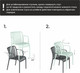 Миниатюра изображения товара Стул пластиковый Sheffilton SHT-S173-1 / 288183 (пластик, темно-серый RAL 7024)