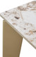 Миниатюра изображения товара Обеденный стол M-City Corner 120 / 614M05880 (Gloss Luxury Pandora Solid Ceramic/шампань)