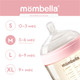 Миниатюра изображения товара Бутылочка для кормления Mombella 8143 (210мл, розовый)