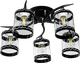 Миниатюра изображения товара Люстра Aitin-Pro НПБ 02-5x60-101 / 6268/5 (черный/хром)