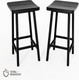 Миниатюра изображения товара Табурет барный Stal-Massiv HALLS-М78 (черный/черный)