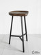 Миниатюра изображения товара Табурет барный Stal-Massiv PopART-65 (дуб мореный/черный)