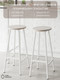 Миниатюра изображения товара Табурет барный Stal-Massiv SMH-76 (дуб беленый/белый)