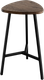Миниатюра изображения товара Табурет барный Stal-Massiv Delta-63 (дуб мореный/черный)