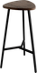 Миниатюра изображения товара Табурет барный Stal-Massiv Delta-76 (мореный/черный)