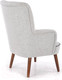 Миниатюра изображения товара Кресло мягкое Halmar Bishop (светло-серый/орех)