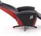 Миниатюра изображения товара Кресло-реклайнер Halmar Camaro (черный/красный)