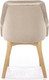 Миниатюра изображения товара Стул Halmar Toledo 2 (дуб медовый/solo 252)