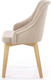 Миниатюра изображения товара Стул Halmar Toledo 2 (дуб медовый/solo 252)